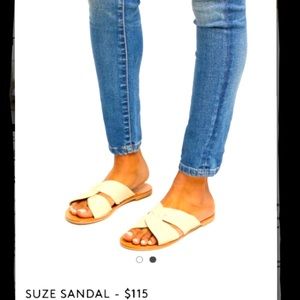 Able 10 Suze slide leather sandals